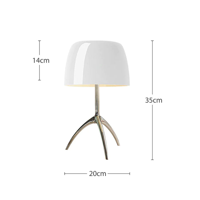 Vintage Copper Table Lamp: Retro-Inspired Designer Accent