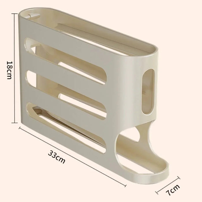 Refrigerator Egg Storage Box - 4 Tiers Fridge Egg Rack
