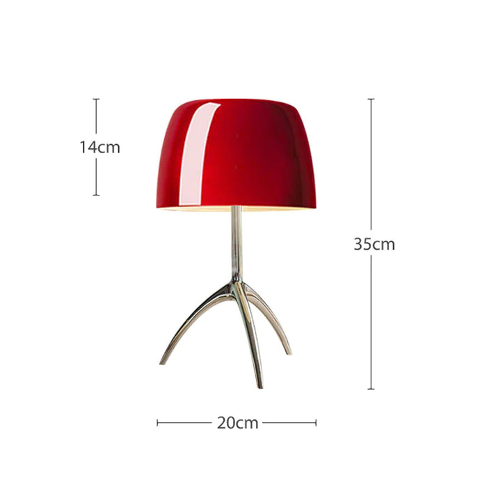 Vintage Copper Table Lamp: Retro-Inspired Designer Accent