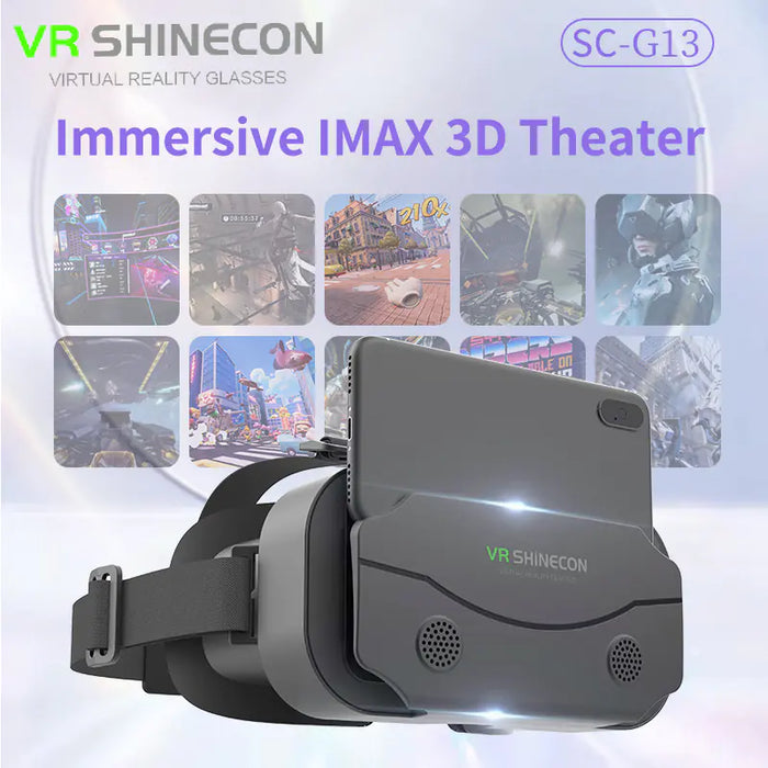 Adjustable VR Headset for 3D Virtual Reality Gaming
