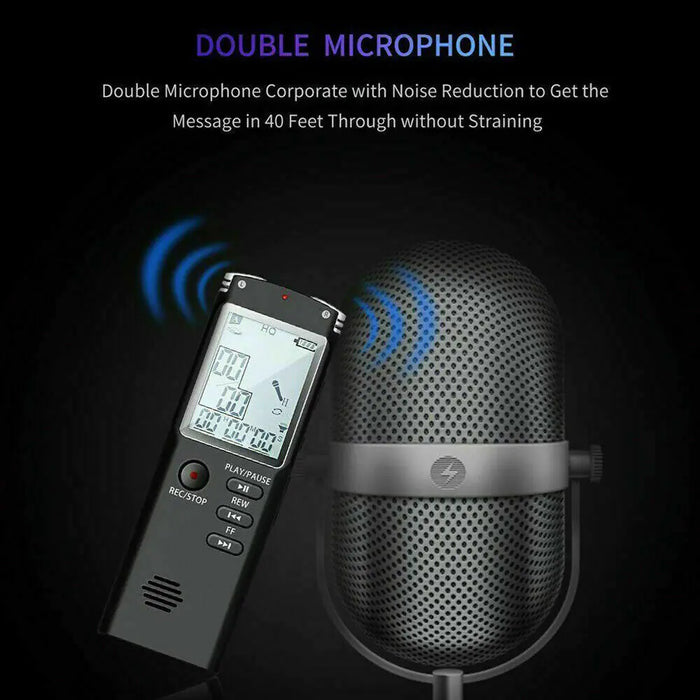 32G Voice Activated Mini Digital Sound Audio Recorder