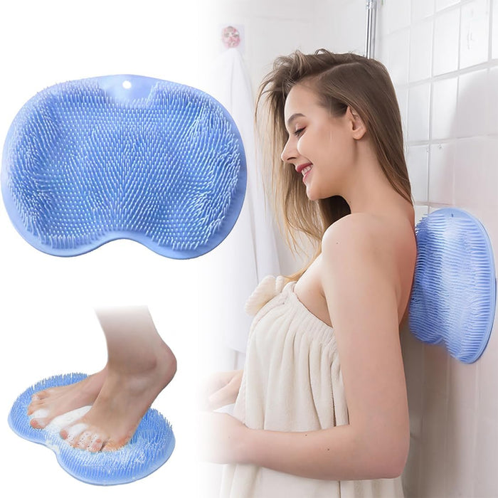 SoleScrub™ – No-Bend Foot & Back Shower Cleaner, Anti-Slip Mat