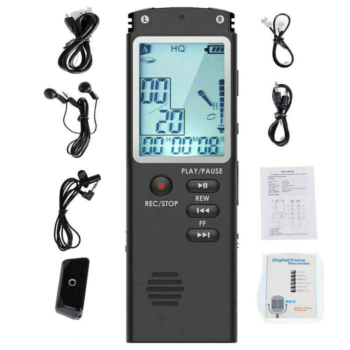 32G Voice Activated Mini Digital Sound Audio Recorder