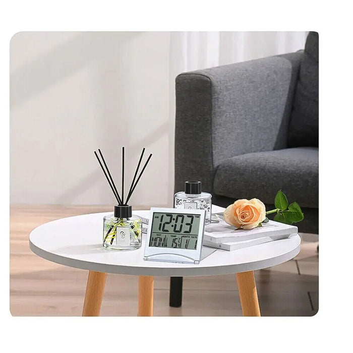 Digital Travel Alarm Clock Foldable Temperature LCD