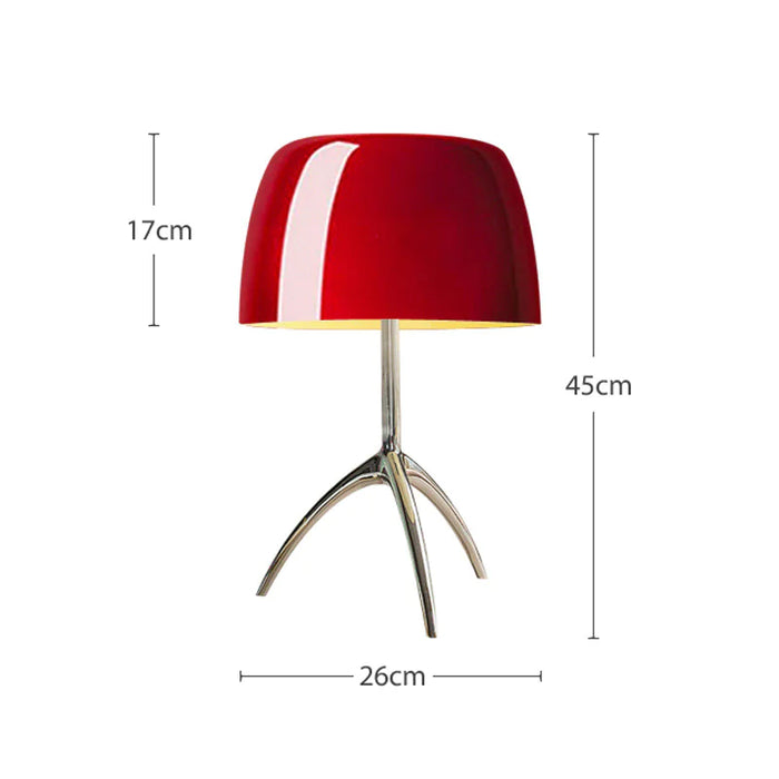 Vintage Copper Table Lamp: Retro-Inspired Designer Accent