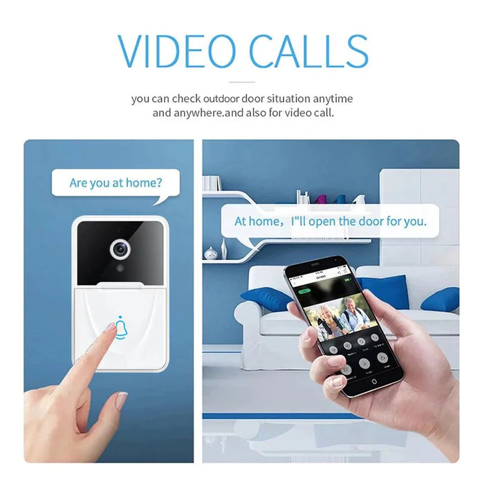 Wireless Security WiFi Smart Doorbell Intercom Video Camera