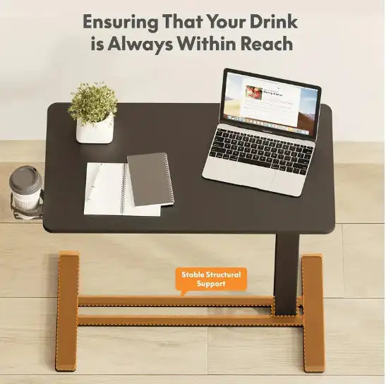 Standing Rolling Desk With Hidden Wheels