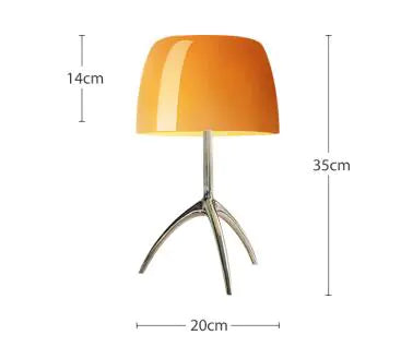 Vintage Copper Table Lamp: Retro-Inspired Designer Accent
