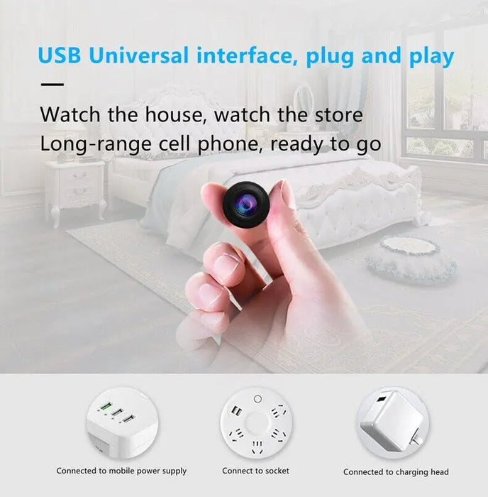 WiFi Wireless Spy 4K Mini Camera Pinhole