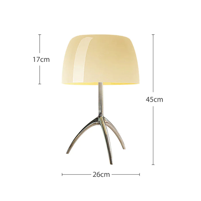 Vintage Copper Table Lamp: Retro-Inspired Designer Accent