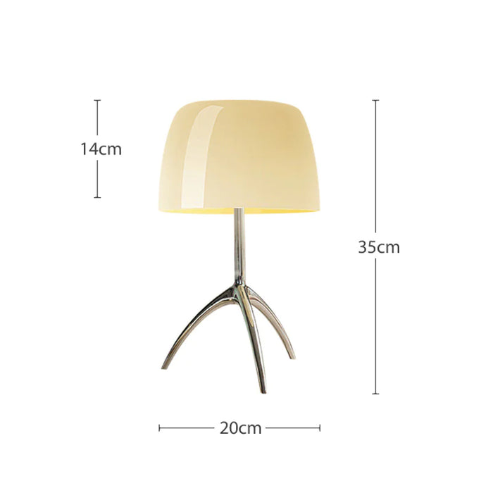 Vintage Copper Table Lamp: Retro-Inspired Designer Accent
