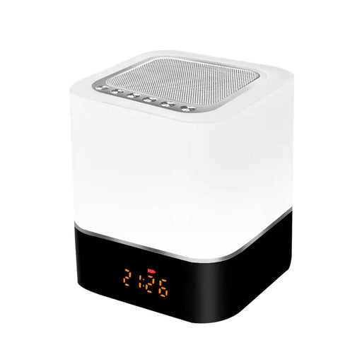 LED Colorful Bluetooth Speaker with Night Light Alarm