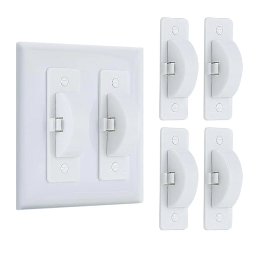 Switch Cover-Light Switch Cover-Light Switch Cover Guard-Light Switch Guard-Light Switch Cover Child Proof-Child Proof Light Switch Cover (White4pc)
