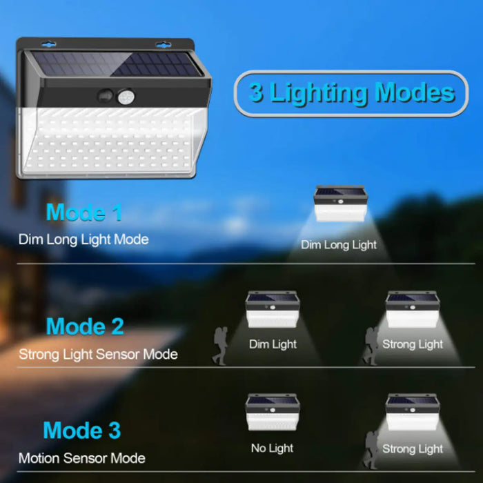 Lumina 206 LED Cluster Lights With Solar Power