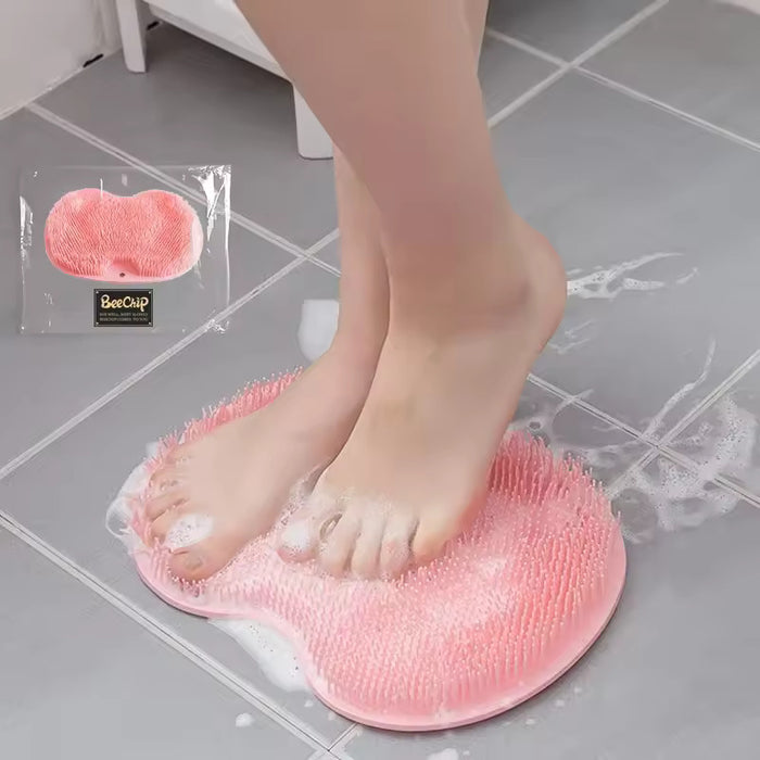 SoleScrub™ – No-Bend Foot & Back Shower Cleaner, Anti-Slip Mat