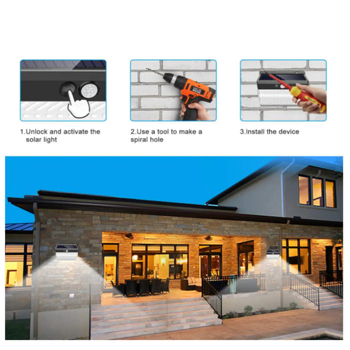 Lumina 206 LED Cluster Lights With Solar Power