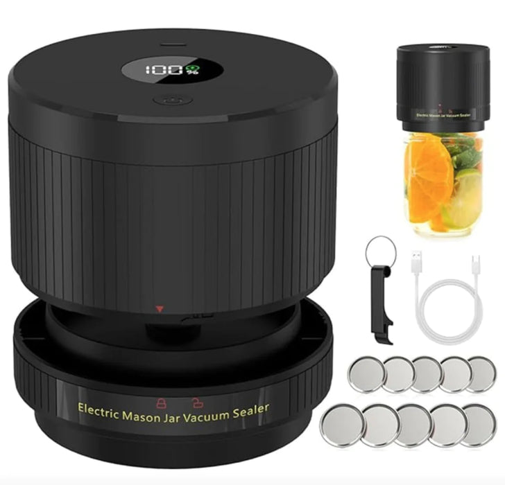 Electric Mason Jar Vacuum Sealer Kit