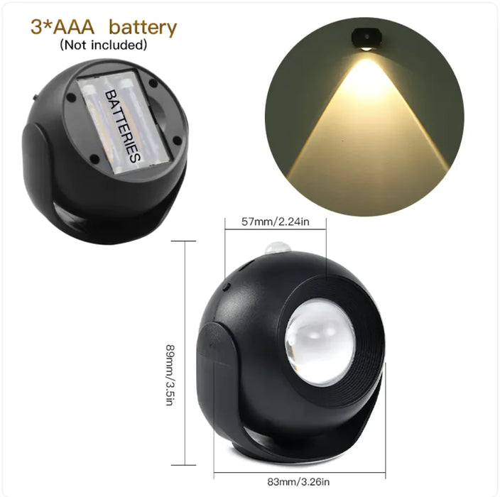 Adjustable Wireless Sunset Sensor Light