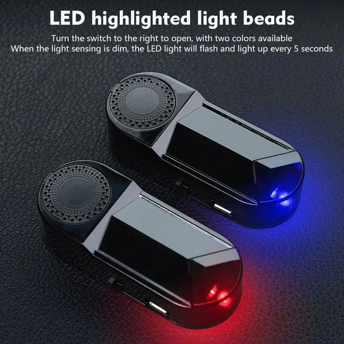 Solar Powered Fake Security Light with Aromatherapy LED
