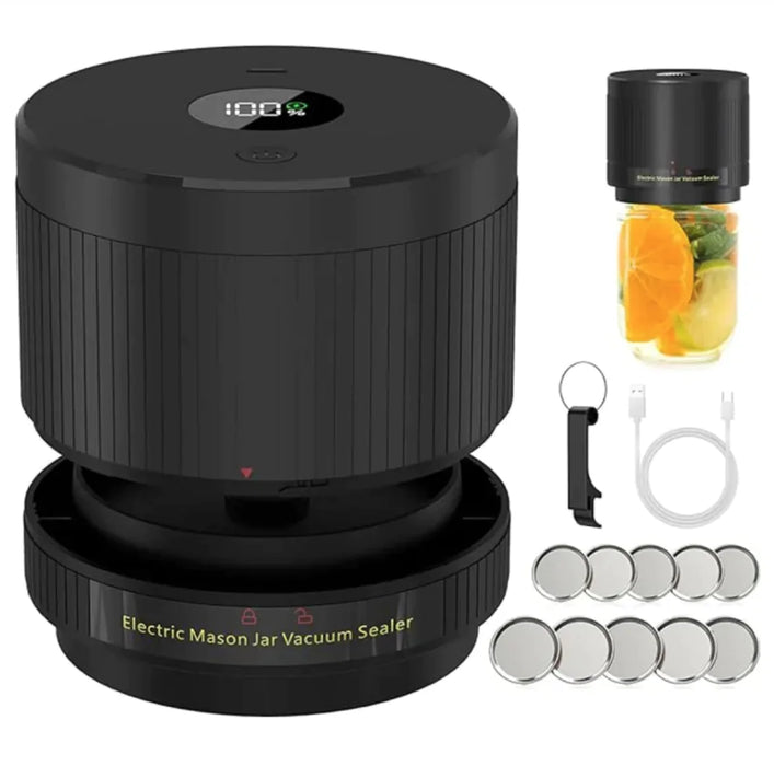 Electric Mason Jar Vacuum Sealer Kit