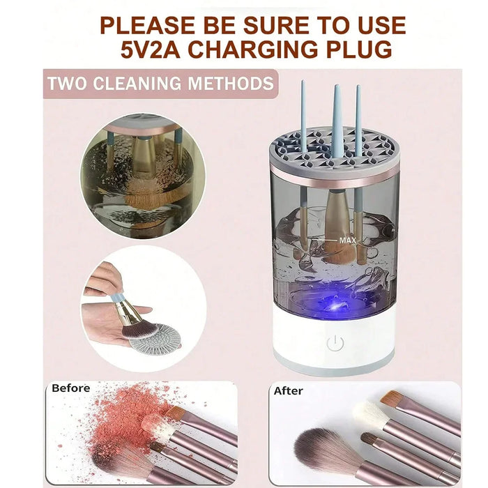 Automatic Brush Cleaner Electric Makeup Brush Cleaning Machine
