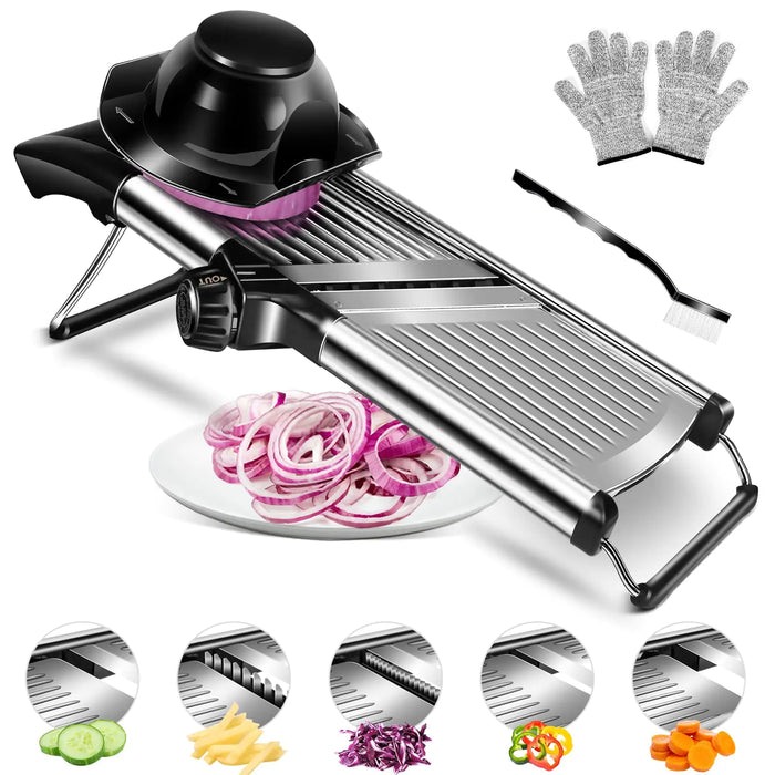 MASTERTOP Adjustable Mandoline Food Slicer Vegetable Slicer