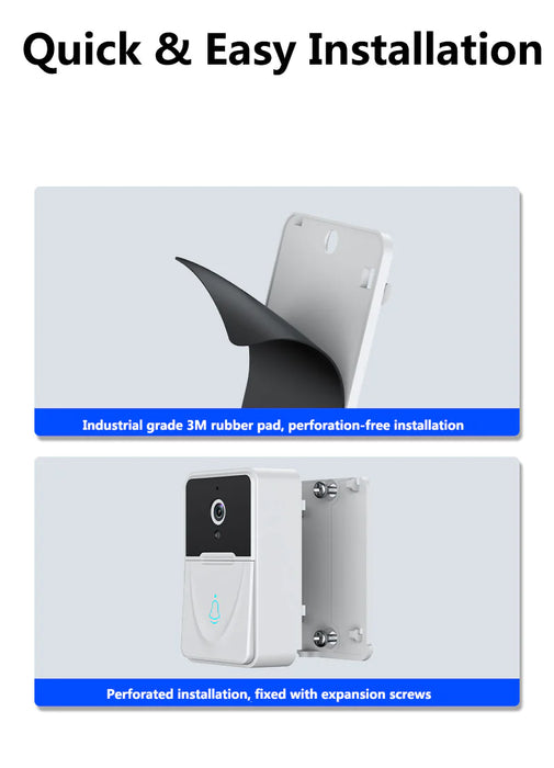 Wireless Security WiFi Smart Doorbell Intercom Video Camera