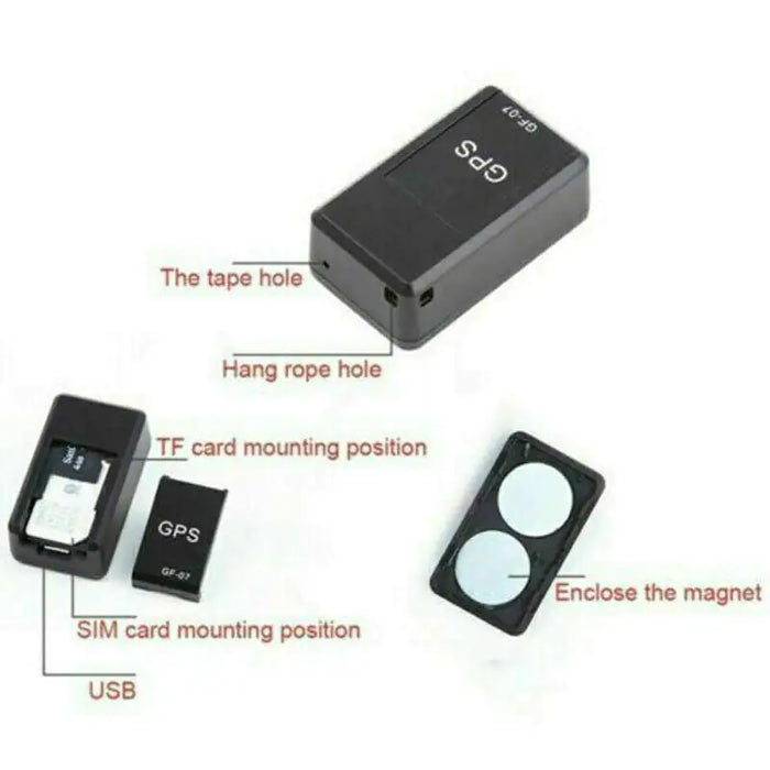 GF07 Mini Magnetic GPS Tracker Real-time
