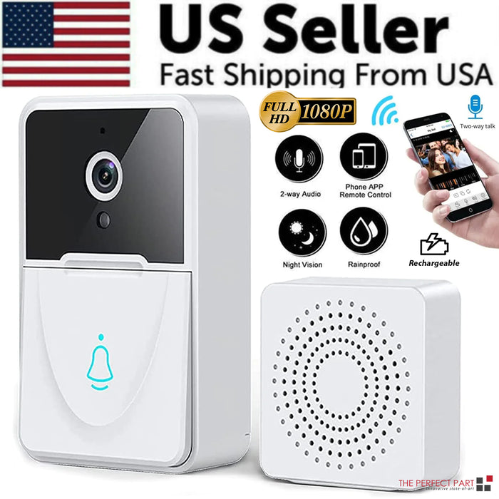 Wireless Security WiFi Smart Doorbell Intercom Video Camera