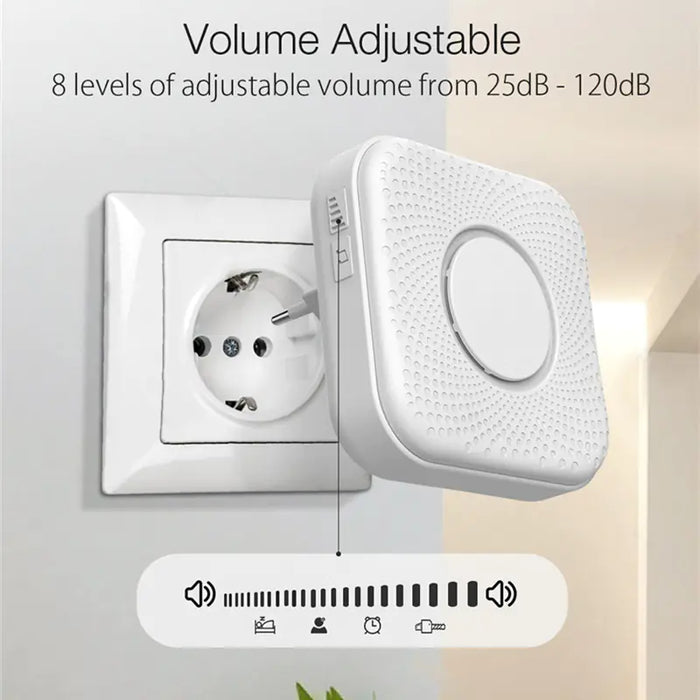 Wireless Smart Doorbell Music Receiver for Home Security