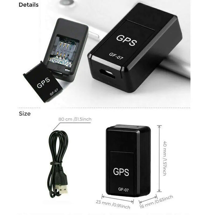 GF07 Mini Magnetic GPS Tracker Real-time