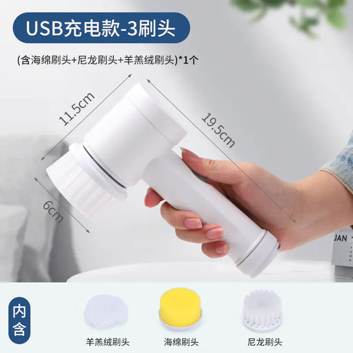 Electric Multifunctional Cleaning Brush for Home Use