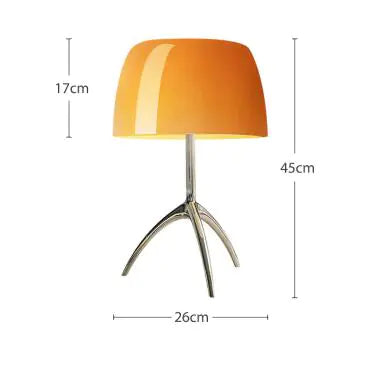 Vintage Copper Table Lamp: Retro-Inspired Designer Accent