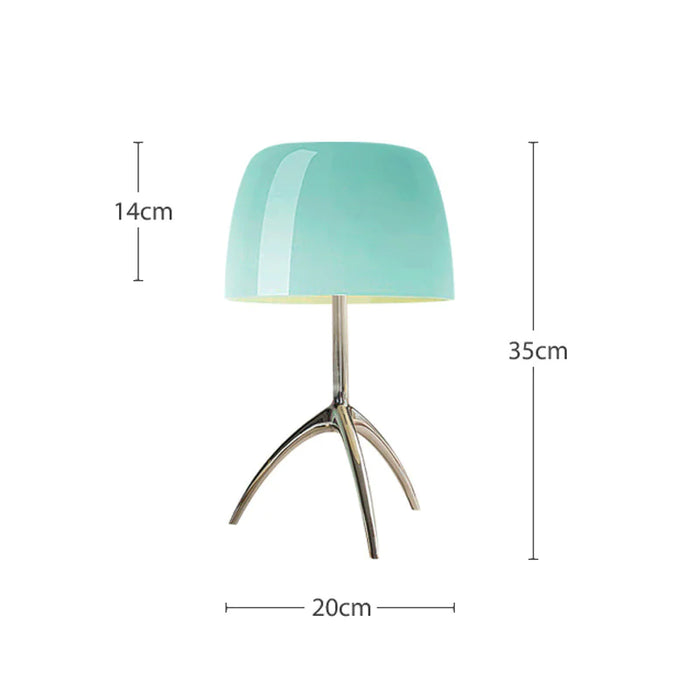 Vintage Copper Table Lamp: Retro-Inspired Designer Accent