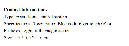 Button Pusher New Bluetooth Finger Robot Smart